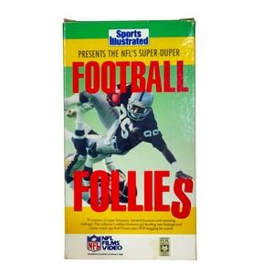NFL Films VHS Sports‎ Illustrated Super-Duper Football Follies 1989 Bloopers